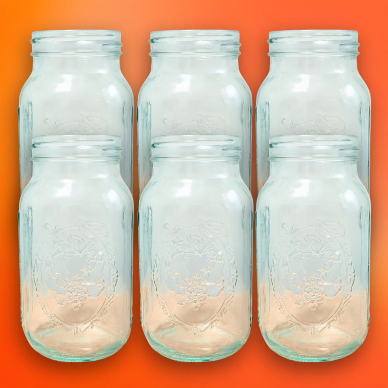 FoodVault™ Glass Mason Jars